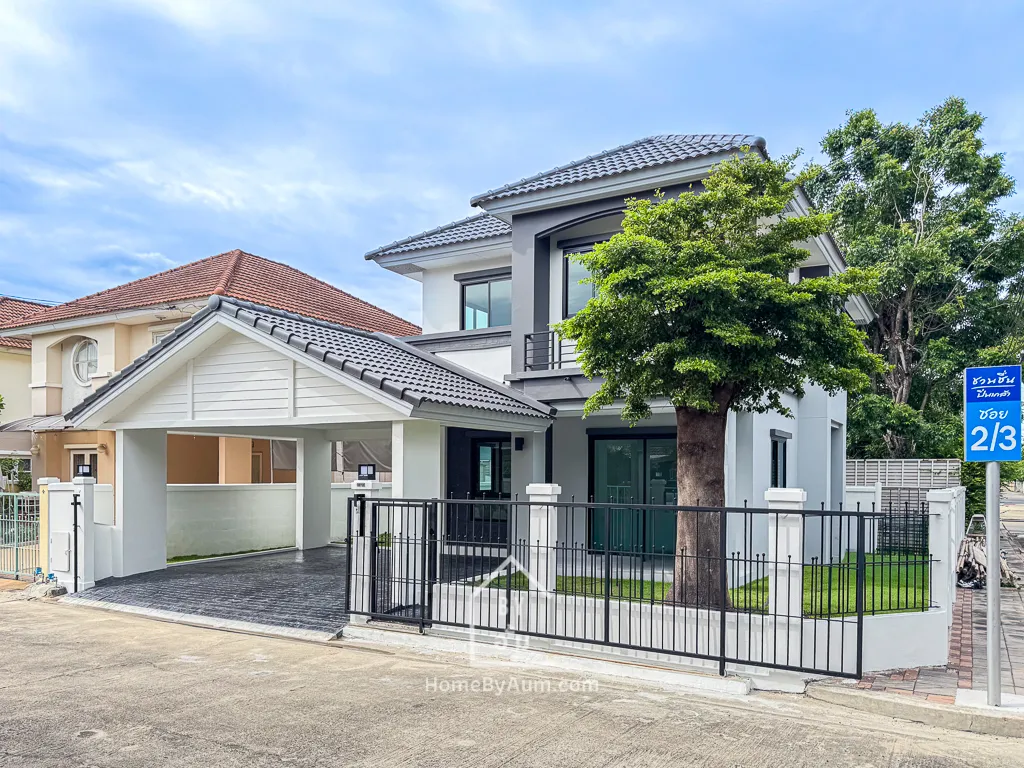 บ้านรีโนเวท หลังมุม ทำเลบางกรวย ใกล้เซ็นทรัล เวสต์วิลล์