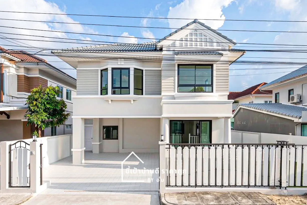 ขายบ้านเดี่ยวรีโนเวท ใกล้รถไฟฟ้าสายสีม่วง วิวทะเลสาป