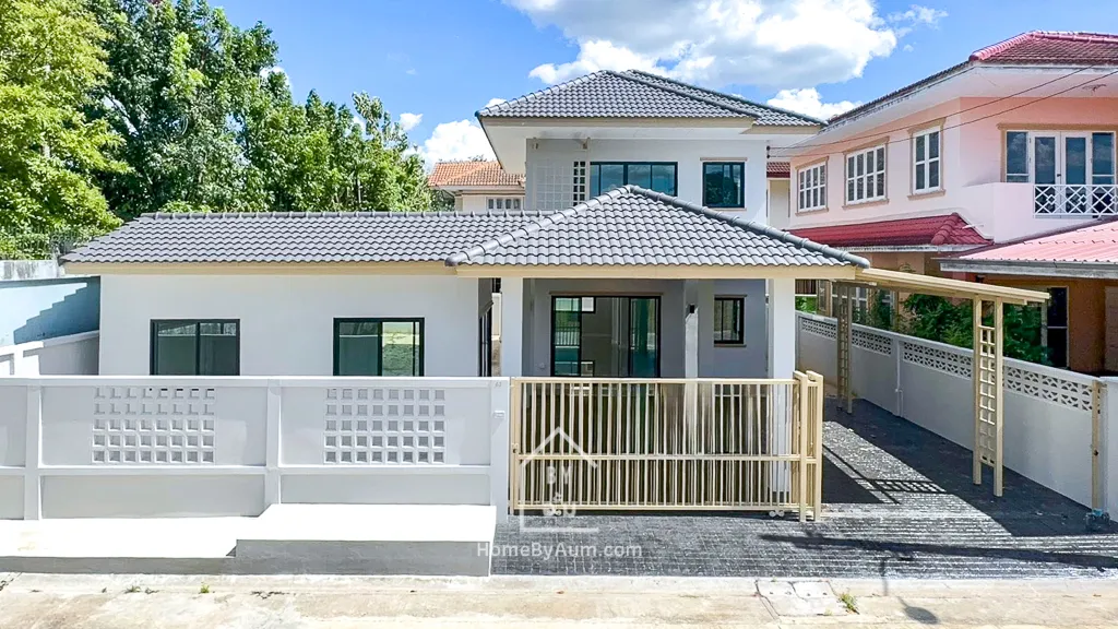 ขายบ้านเดี่ยว 80 ตร.ว. ติดถนนบรมราชชนนี ทำเลพุทธมณฑลสาย 3